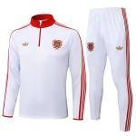 FC Bayern München Training Sweatshirts Viertelreißverschluss 2024-25 Weiße FC Bayern München Training Sweatshirts Viertelreißverschluss 2024-25 Weiße